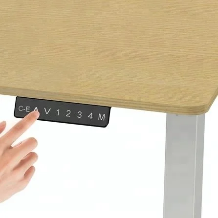 
Dual motors three sections 640-1290mm electric height adjustable sit standing up desk 