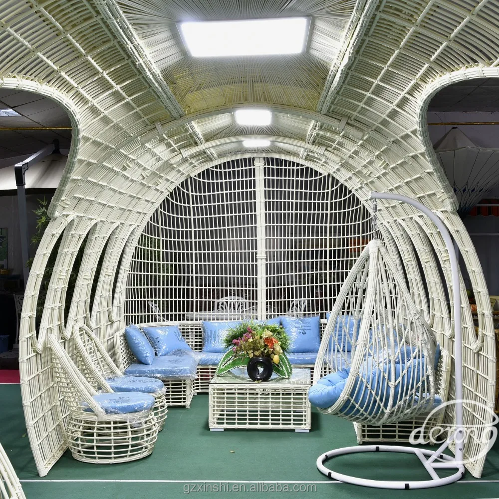 outdoor  patio rattan  gazebos   wholesale  garden furniture sets