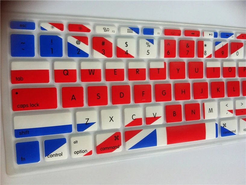 Наклейки на клавиатуру с британским флагом компьютерную