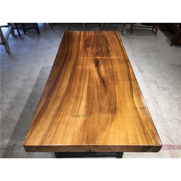 
French Style Antique Design Natural Rectangular Walnut Solid wood top 