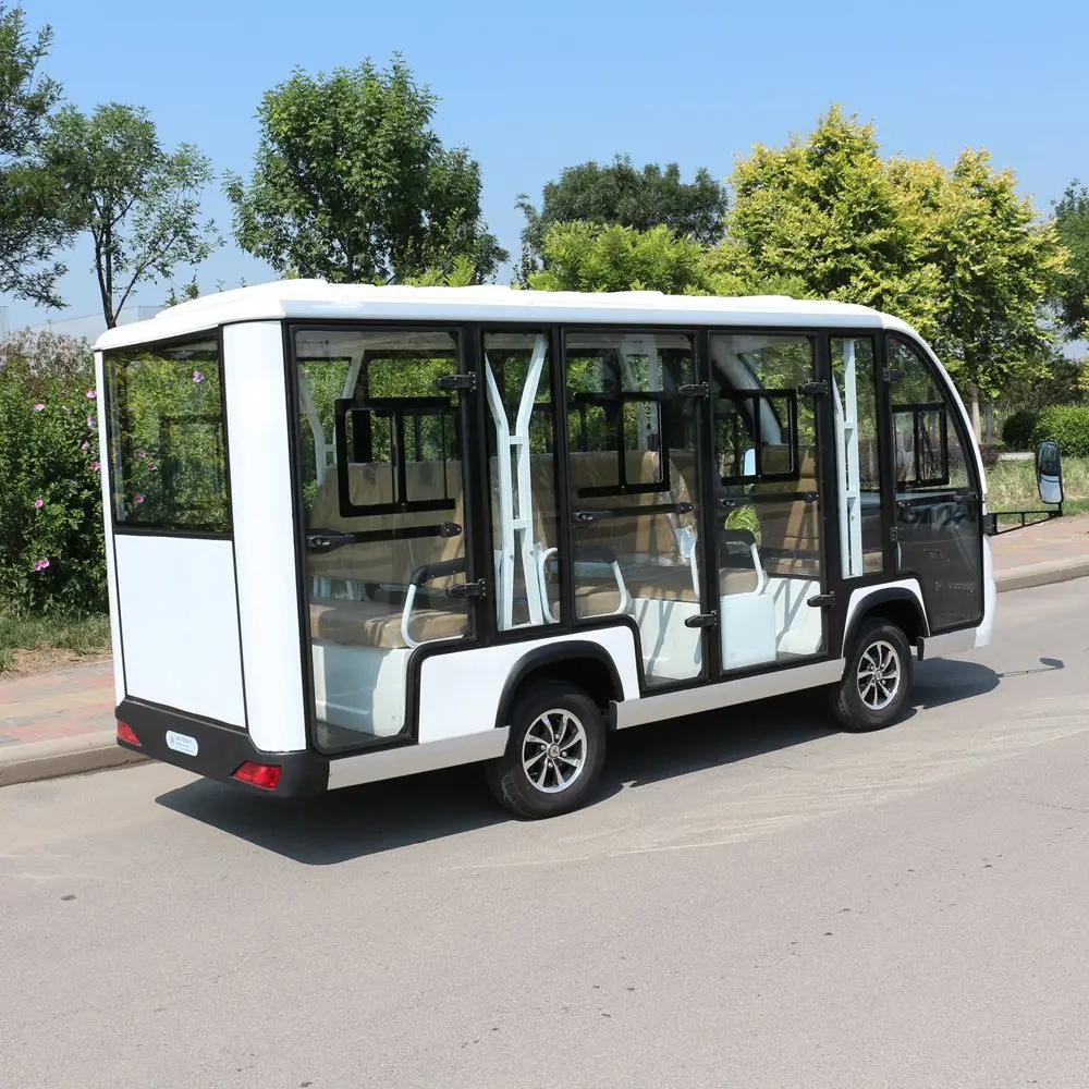 Zycar бренд с батарейным питанием пассажиров 11 экскурсионный автомобиль GD11-A11F