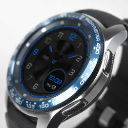 Classic Bezel Ring Adhesive Cover Anti Scratch Aluminium Protection Watch Bezel for Galaxy Watch 46mm