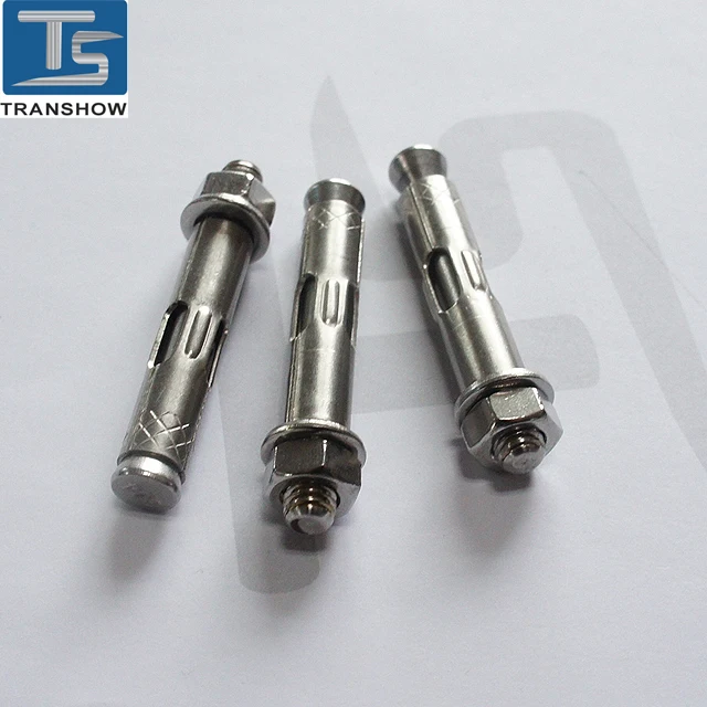 stainless steel sleeve type expansion anchor bolts