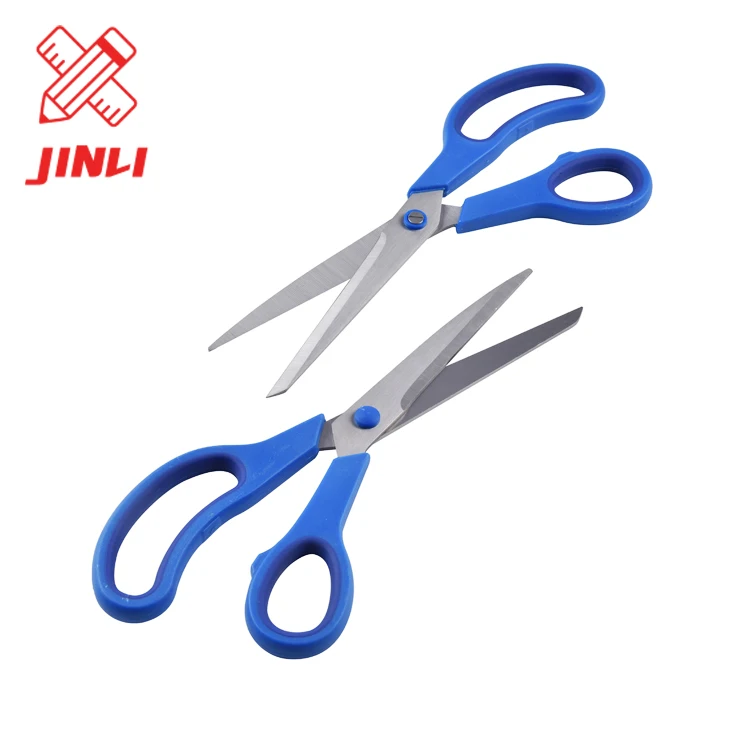 Office stationery sets high quality safety children student stainless steel office cutting scissors