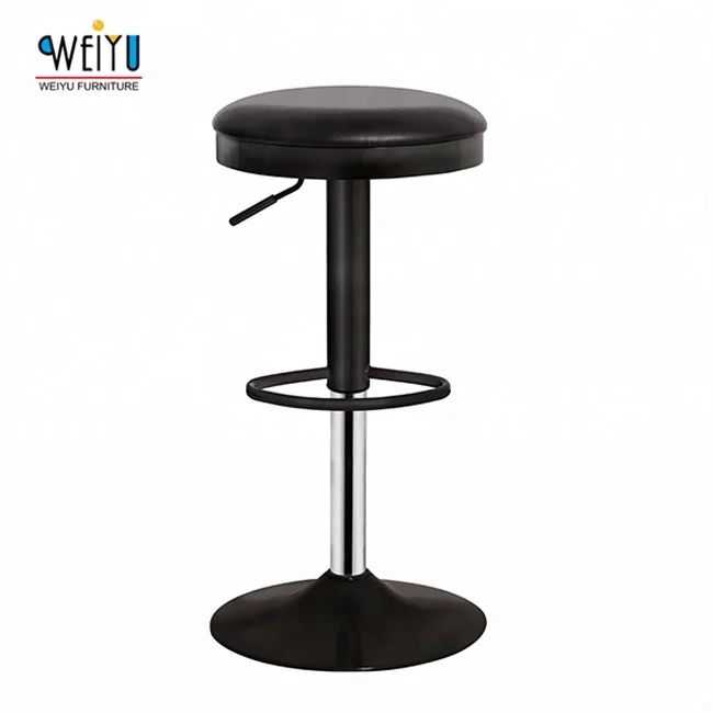Прямая Заводская цена, барный стул из искусственной кожи с регулируемой высотой, поворотный барный стул с подставкой для ног, барный стул