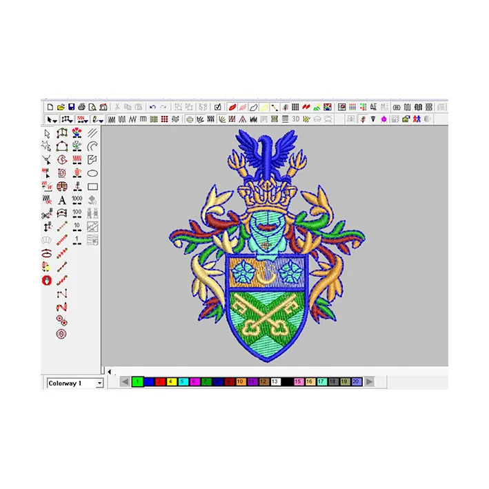 
Cheap High-quality Dress Iron On Computer Designs Patch Wholesale Country Flag Embroidery Design Custom Embroidered Patches 