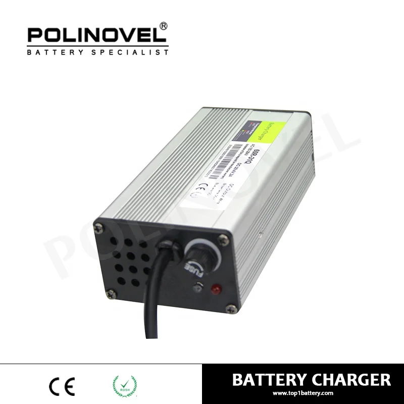 Polinovel Lithium Lifepo4 12V 24V 36V Battery Charger