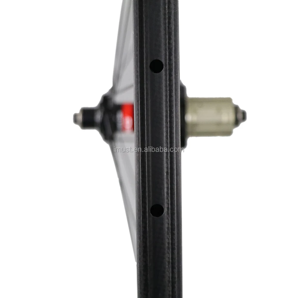Straight pull Carbon aero wheels 38mm depth 25mm width for road bike