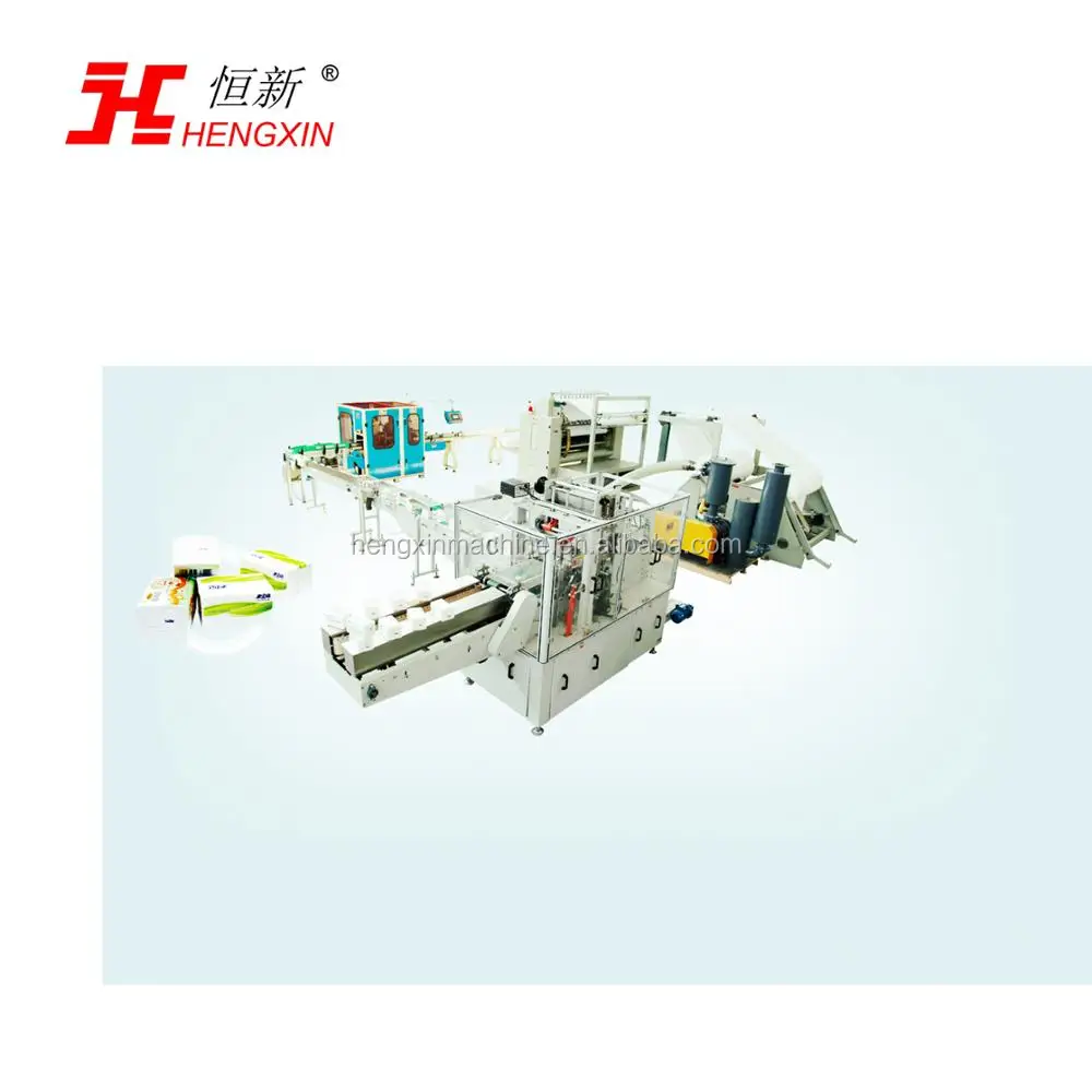
Hengxin automatic facial tissue paper hand towel pape interfold and cutting embossing machinery manufacturer with good service 