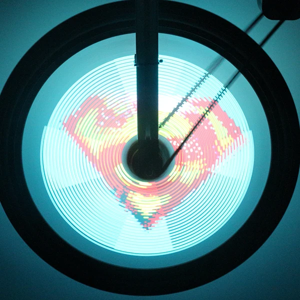21 Animation Patterns 128 Led Bicycle Wheel Light