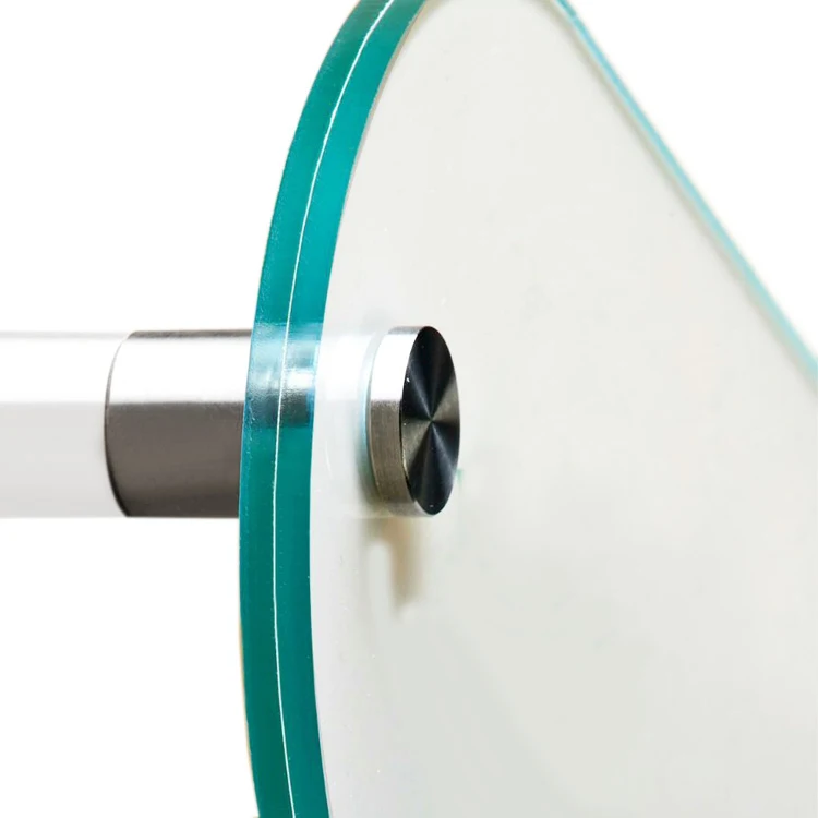 Оптовая продажа Сверхмощный 19 мм из нержавеющей стали алюминия металла латуни настенный монтаж СВЕТОДИОДНЫЙ знак винт крепления Проставка для