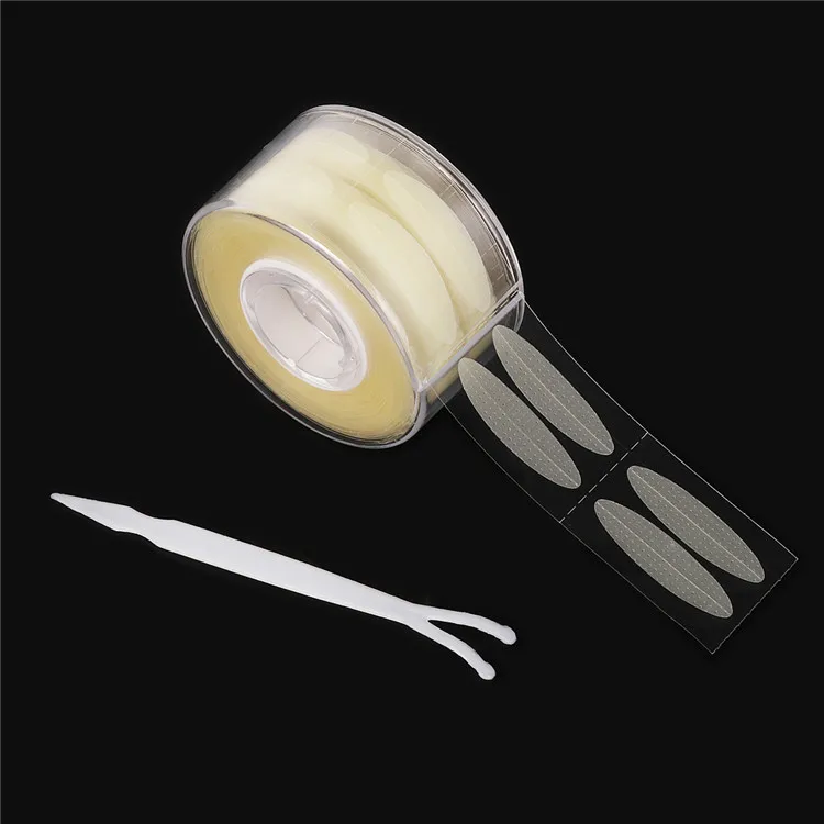 600pcs S/L Invisible Double Fold Clear Beige Stripe Self-adhesive Sticker Eye Tape Double Eyelid