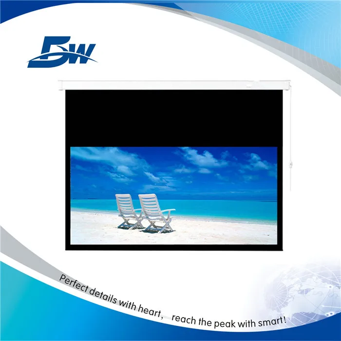 BW 4:3 Remote Control Roll Up Projection Screen/Electric Projector Screen