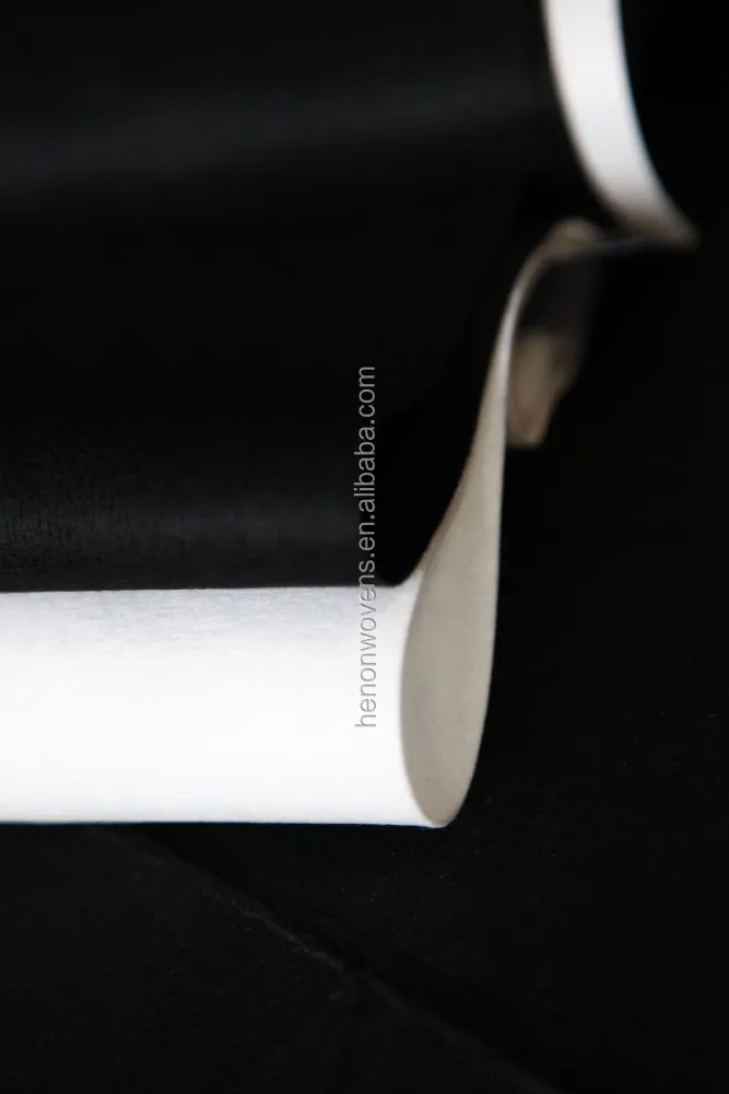Black plain spunlace nonwoven fabric for car and machine production