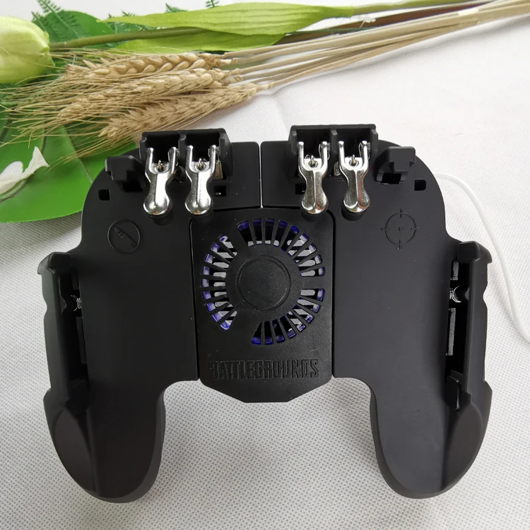 Travelcool Hot H9-2 for Pubg Wireless L1R1 Mobile Game Controller Mobile Gaming Trigger Mobile Phone Game Grip For PUBG