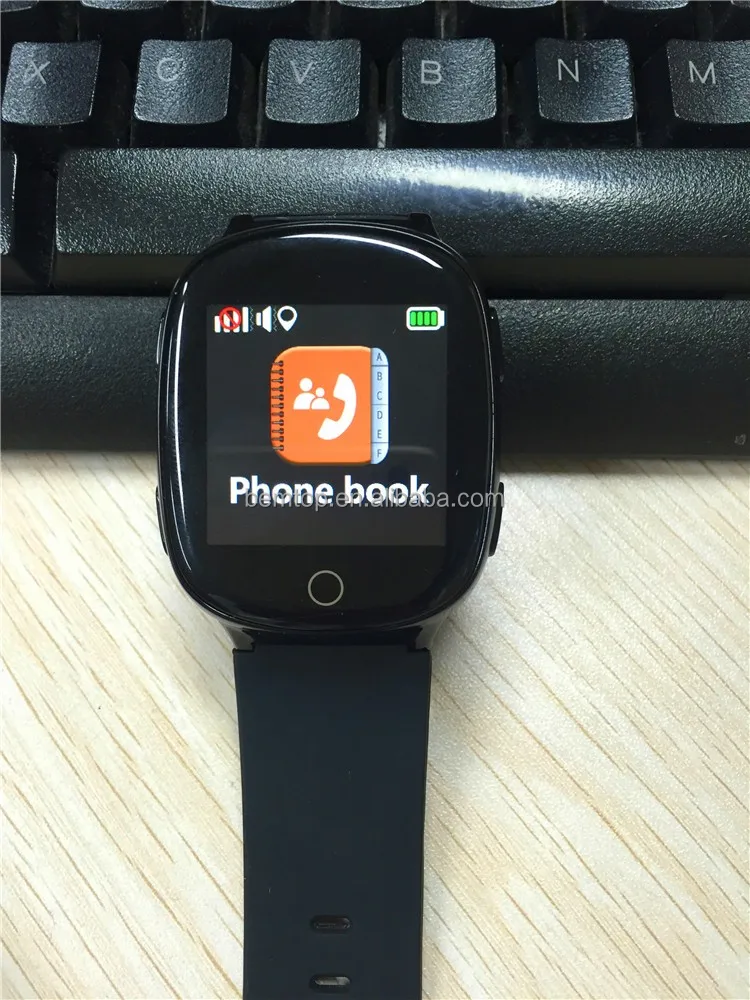  Трехрежимное позиционирование GPS/LBS/WIFI цветной сенсорный экран 1 54 дюйма выпадающая сигнализация GPS-трекер с монитором сердечного ритма и SOS