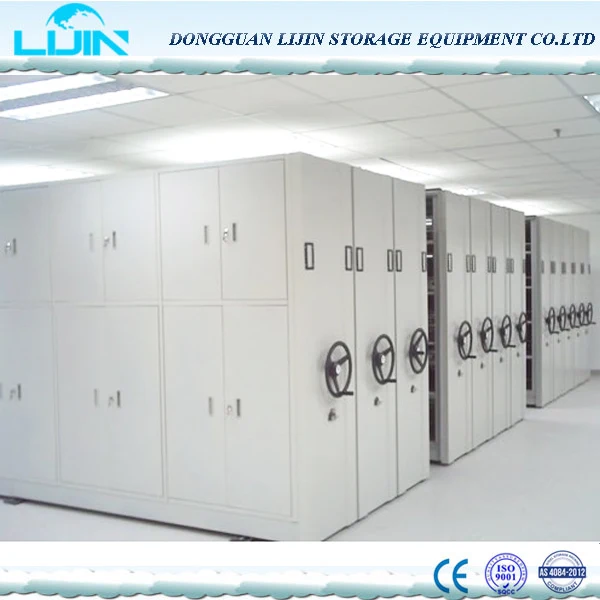 LIJIN Manufacture легкая в эксплуатации Механическая металлическая передвижная компактная файловая система