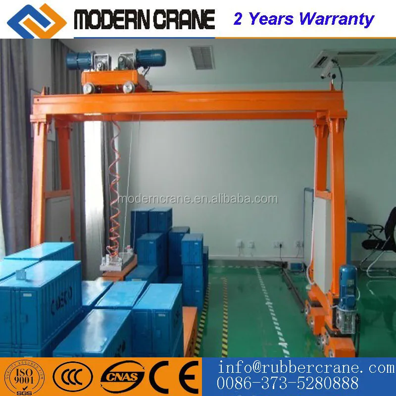 10 Ton Movable Model Electric Hoist Small Gantry Crane