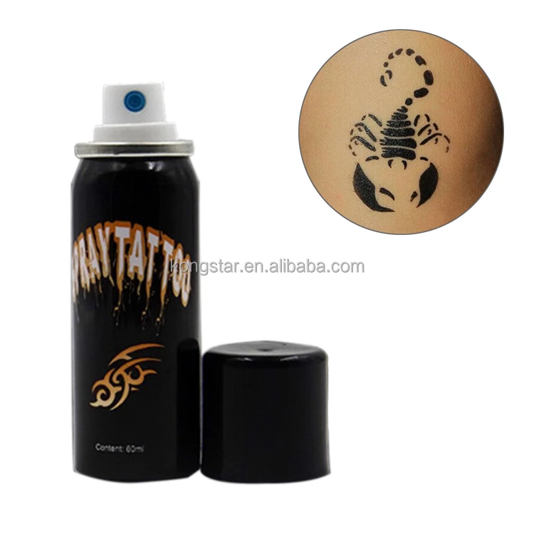 Professional temporary male female tattoo spray