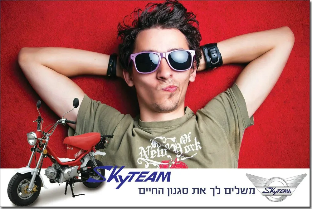 
SKYTEAM 4 stroke BUBBLY 50cc &125cc motorcycle CHAPPY(EEC EUROIII EURO3 APPROVED) 