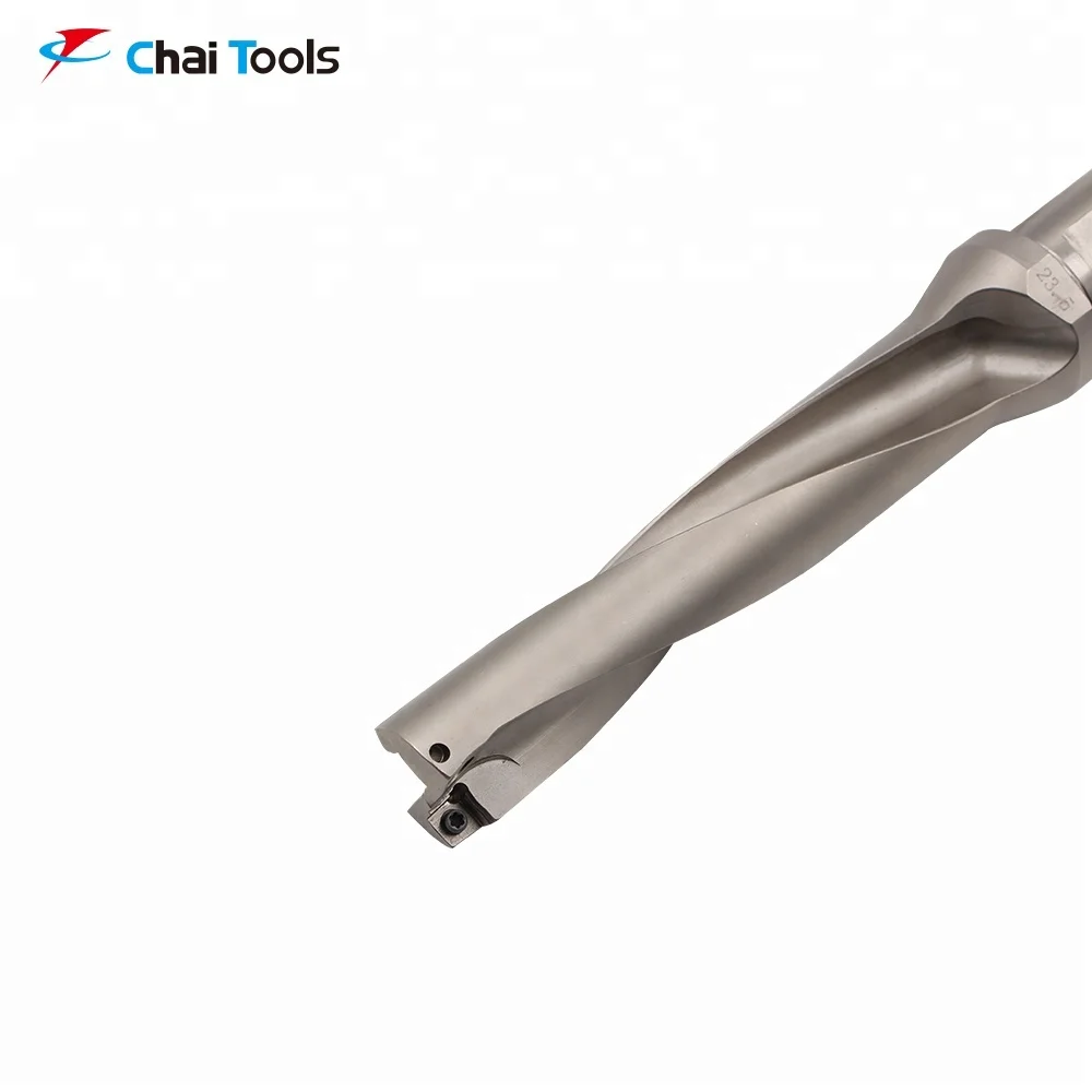 Carbide Twist Square Hole Drill Bit With 2 Spiral Flutes