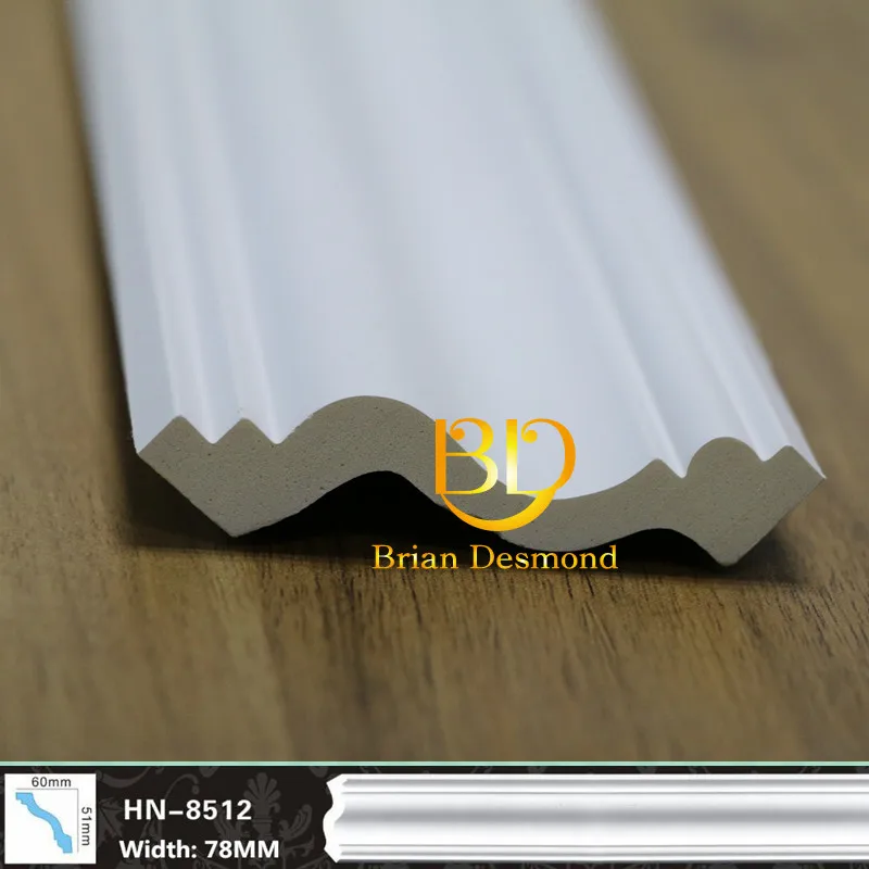 Manufacturers Interior Polyurethane Decorative Cornice PU Moldings