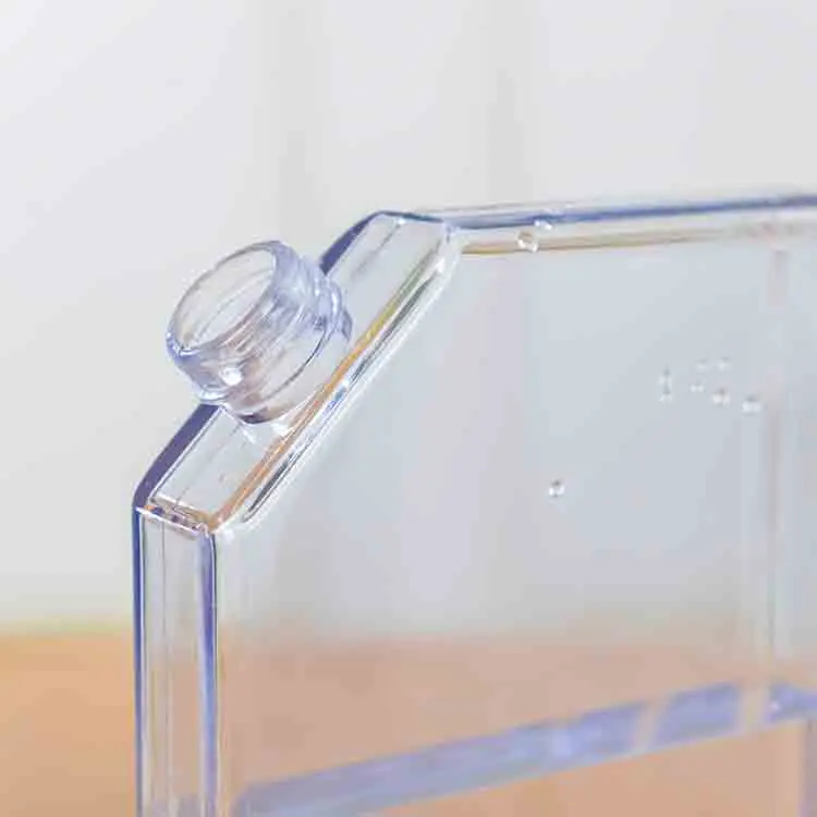 Professional Hot Selling Plastic Drinking Sport Square Flat BPA Free Water Bottle