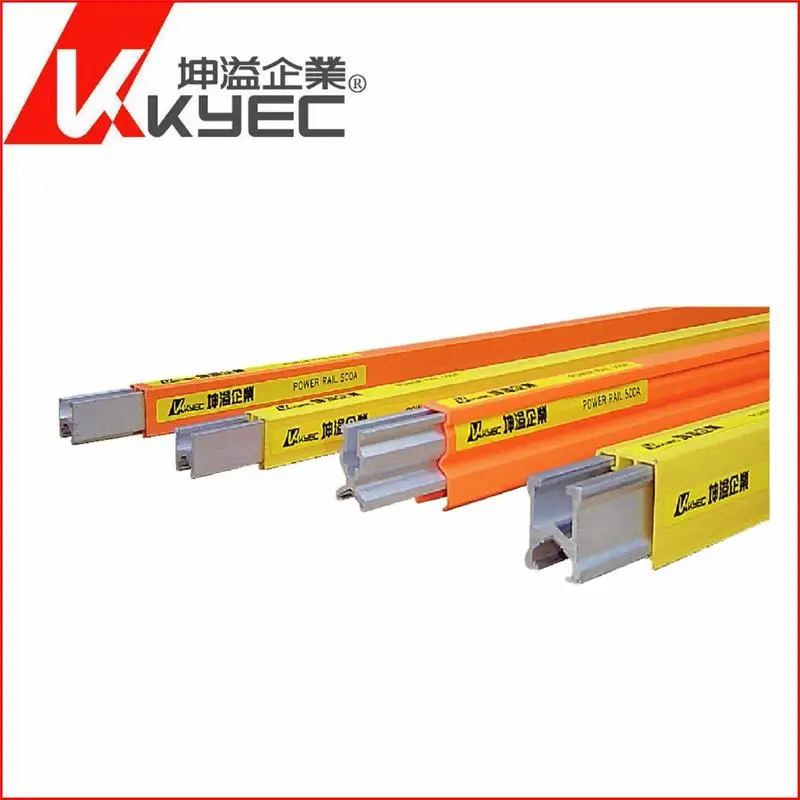 Taiwan KYEC - single Pole Crane Power Rail/Aluminum crane rail bar/safe conductor bar busbar system