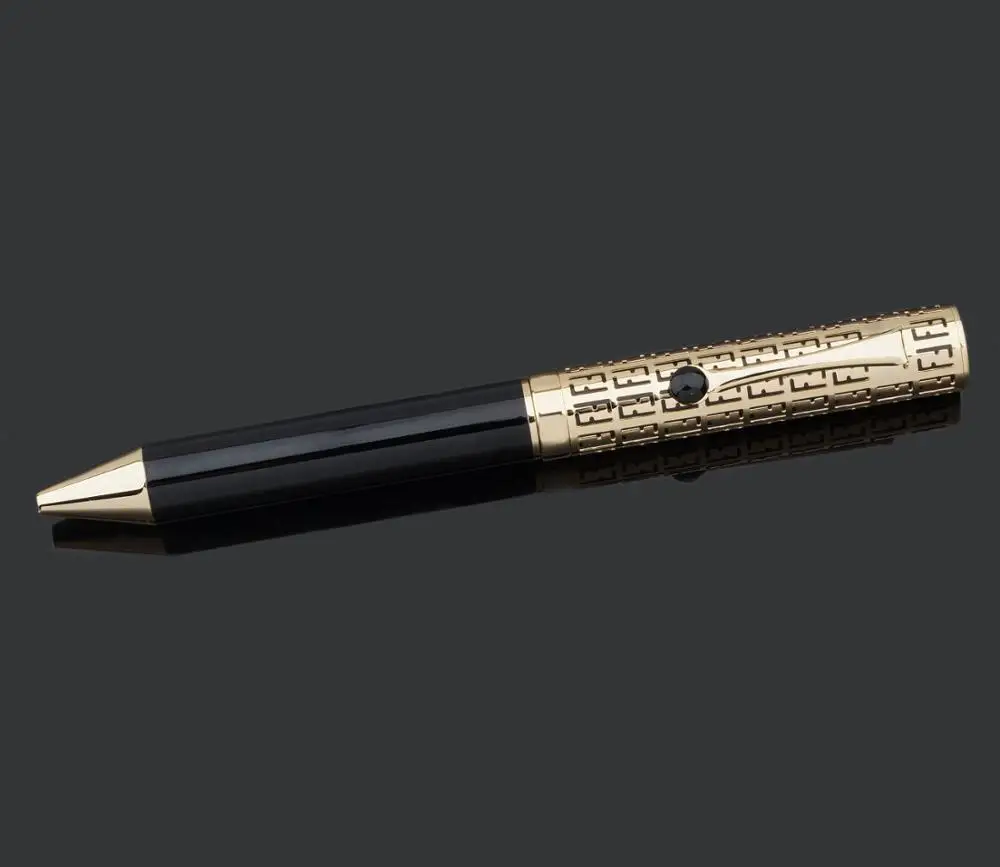 luxury new design pen gift metal ballpoint pen coated rubber with gift box