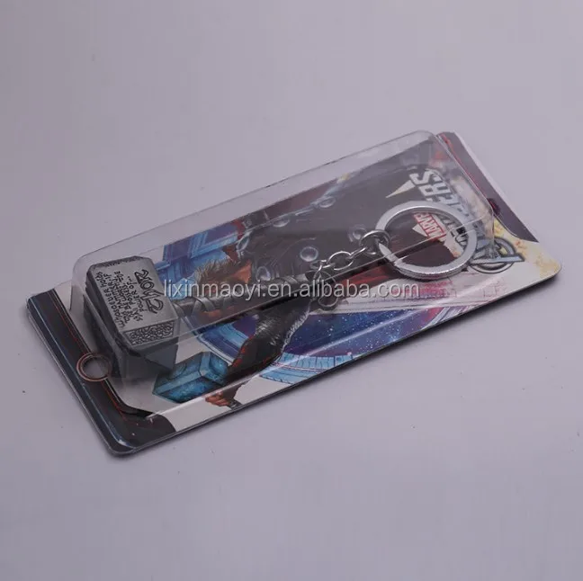 Wholesales Dongguan Factory 925 Silver Color Thor Hammer Making Machine Keychain Metal