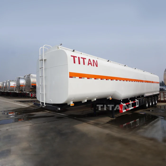 Good price carbon steel 36cbm 36000 l diesel fuel trailer tanker 38000 liters 45,000 liter volume storage trailer water tank