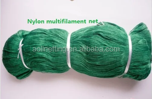 
Nylon fishing net, Nylon knotted net. 