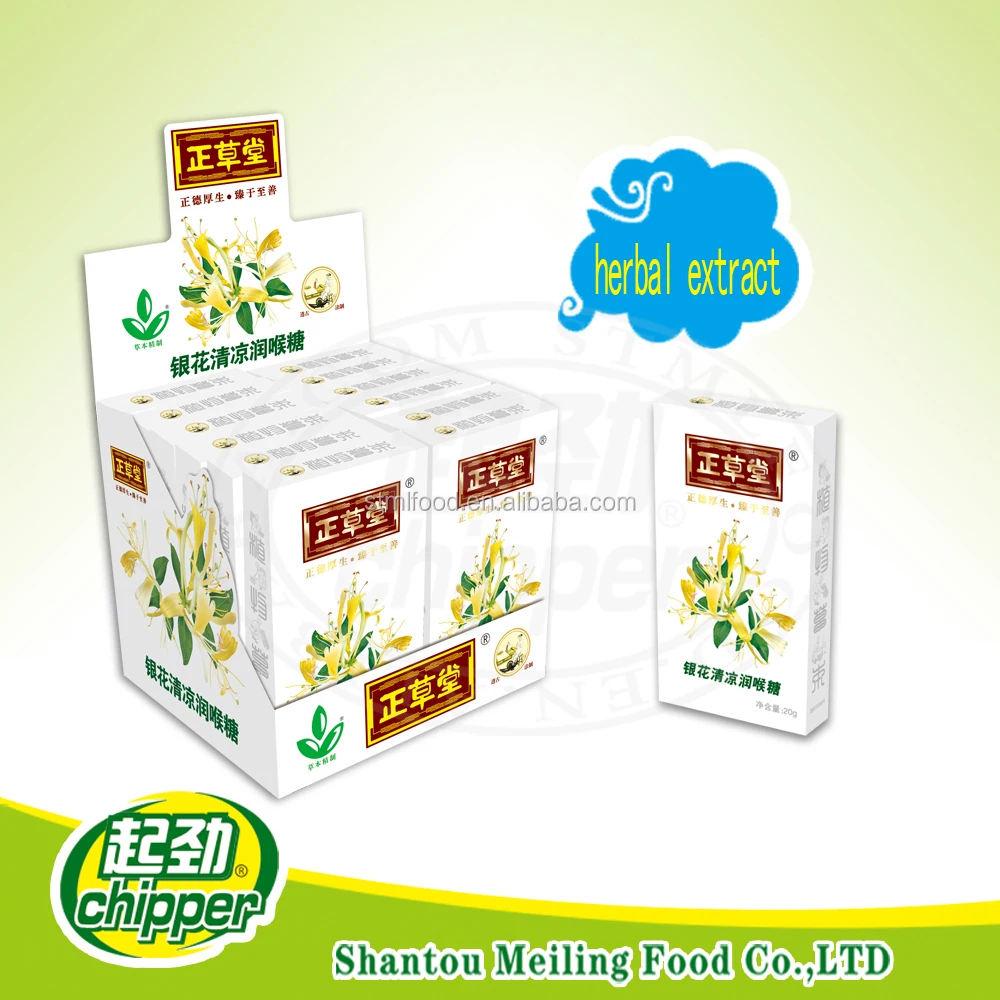 Sore Throat herbal lozenges hard candy