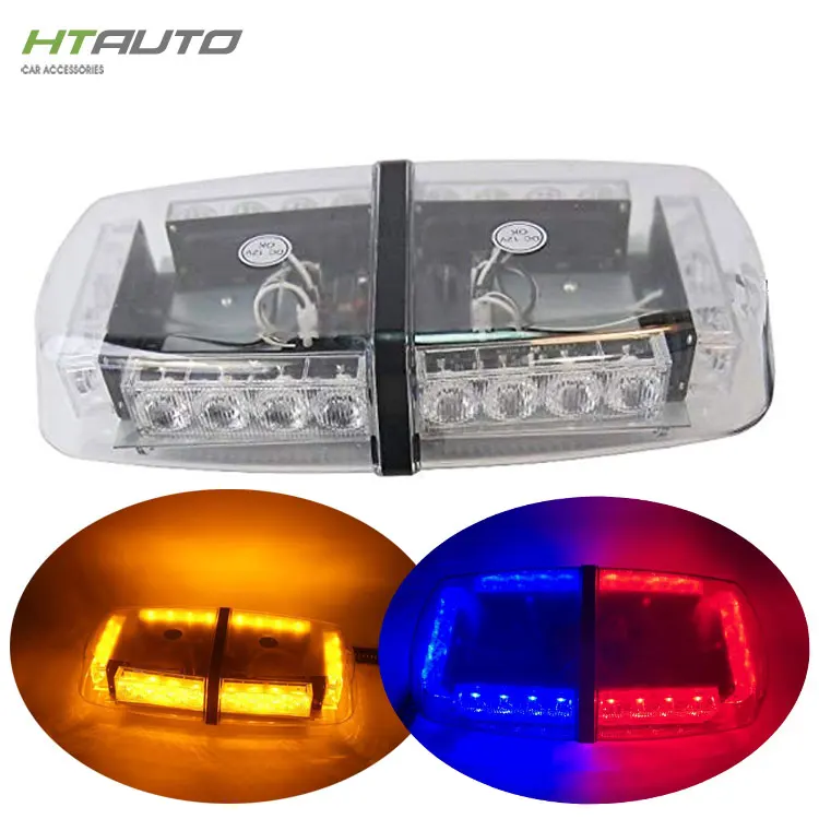 12V 24W 24LED Vehicle Top Roof Magnetic LED Warning Strobe Light