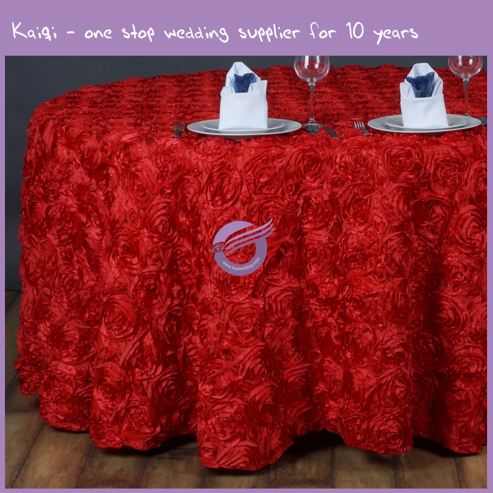 MX1805E wedding rosette hand embroidery table cloth