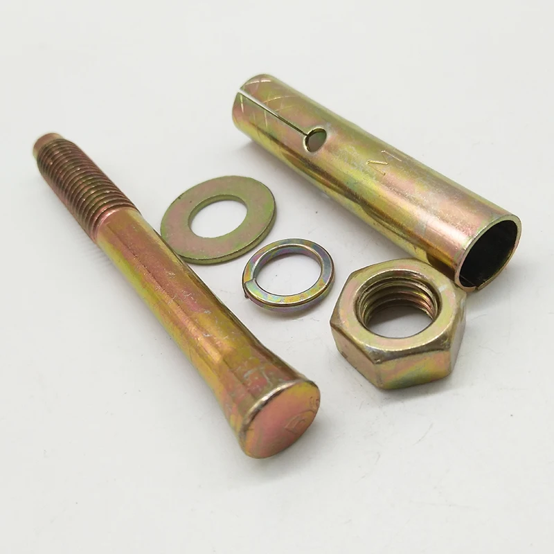 Carbon steel anchor Bolt with Explosion ,Galvanized Drawing Screw Iron Explosion Screw