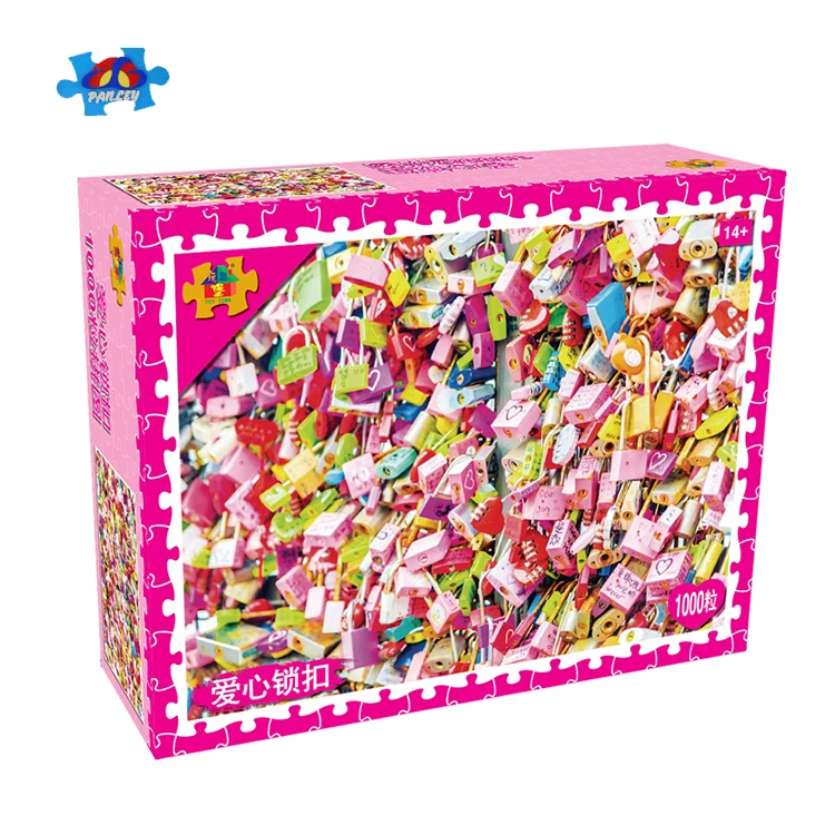 Wholesale 2018 Amazon Hot Products Puzzle 1000 Pieces Book Games for Children
