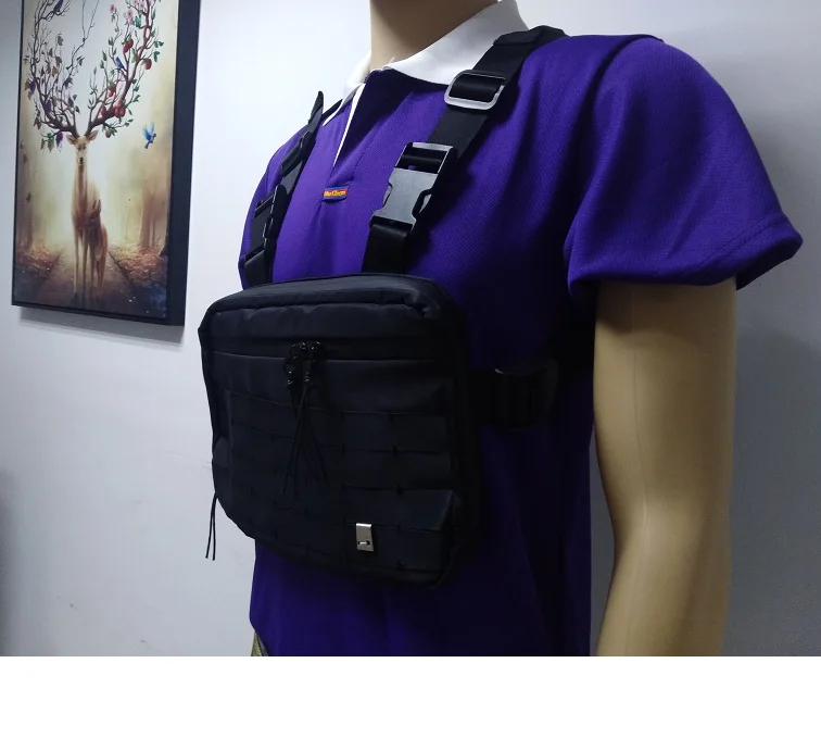 Recon Kit Bag Tool Pouch Combat Tactical Molle Vest Pouch EDC Chest Rig  Bag