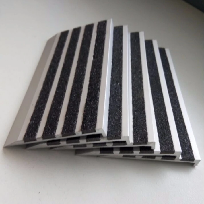 
External Slip Resistant Step Nosing for Heavy Foot Traffic 