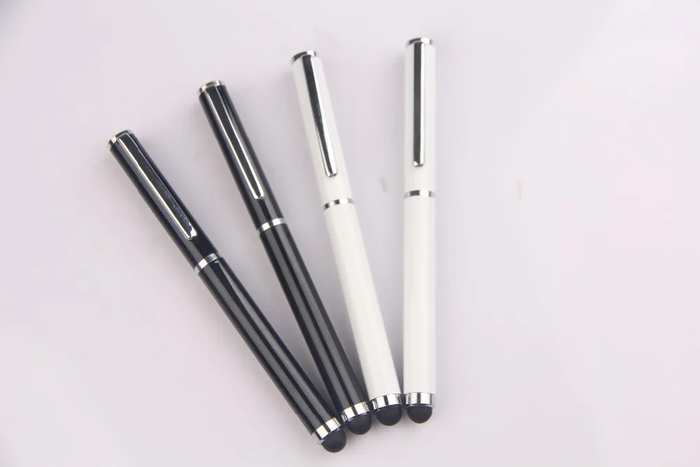 Best selling short cheap gift metal ballpoint pen with custom logo stylus touch metal ball pen