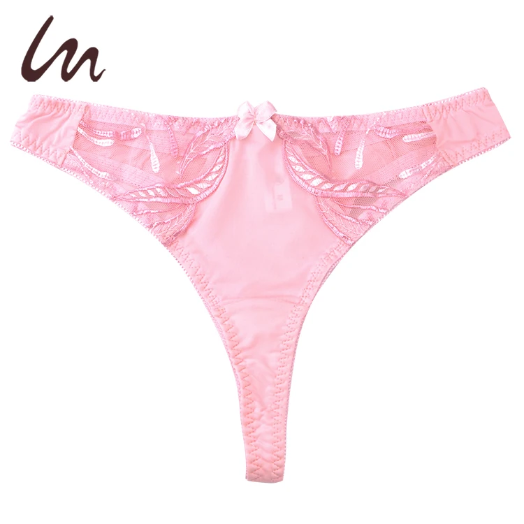 Popular Cotton Underwear Girls Lace Thongs