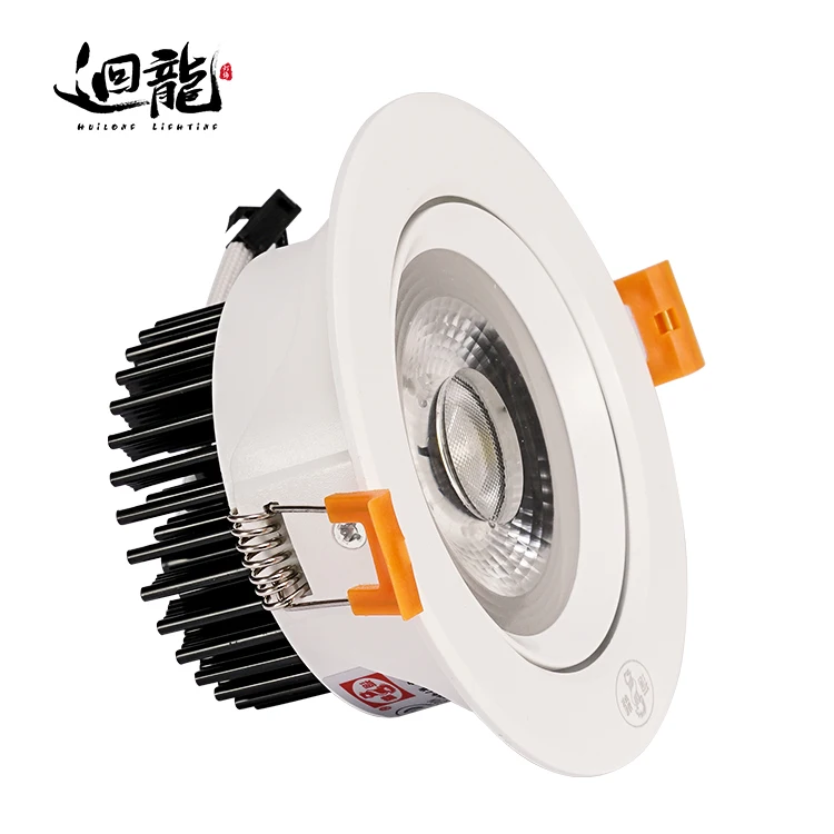 
7w Led suspended flat recessed warm white dome round surface mounted led ceiling lighting 