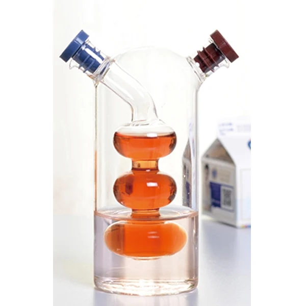 hand made oil vinegar bottle