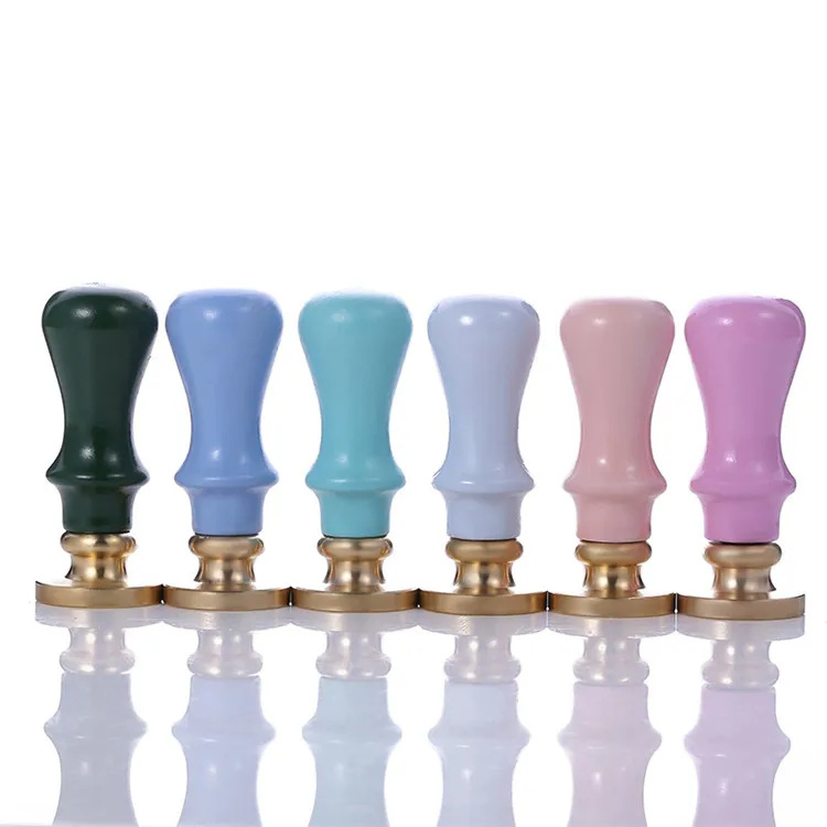 Stamp Seal Sealing Wax Vintage Classic Old-Fashioned Antique Alphabet Initial Letter Set Wood Handle Seal Wax Stamp Set