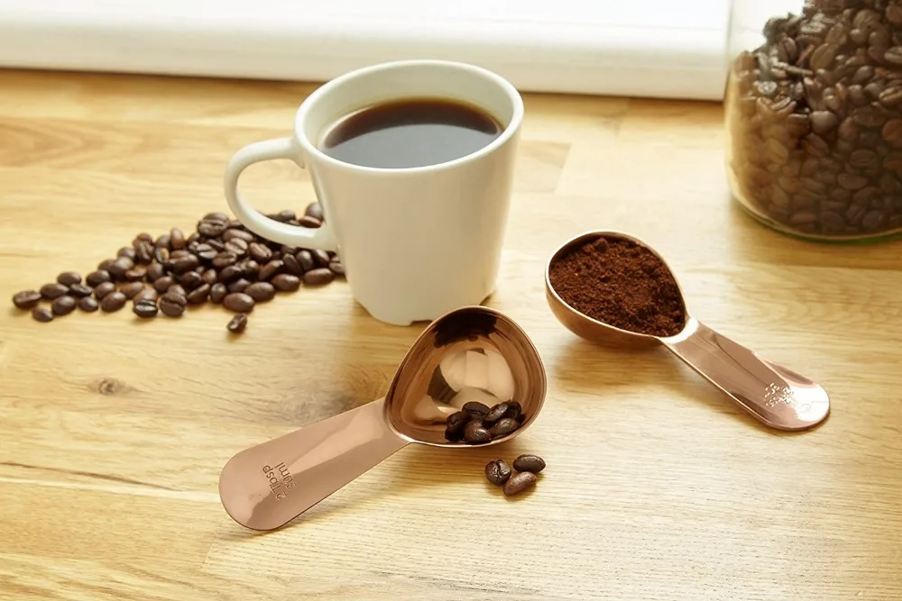 High Quality Stainless Steel Measuring Coffee Scoops Set of 2