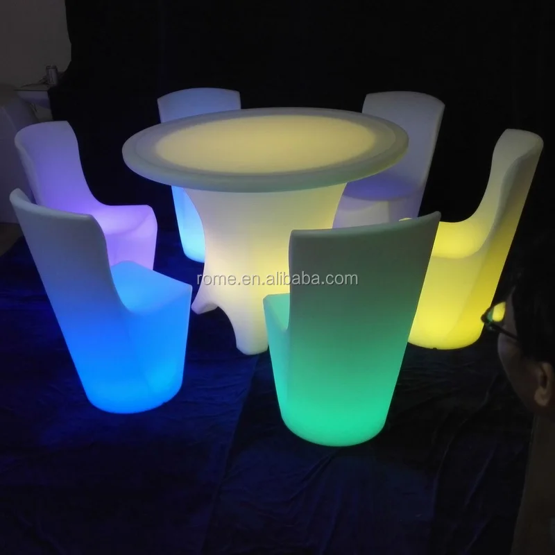 Most Selling Product in Alibaba outdoor furniture manila Led Luxury Chair And Sof for sale