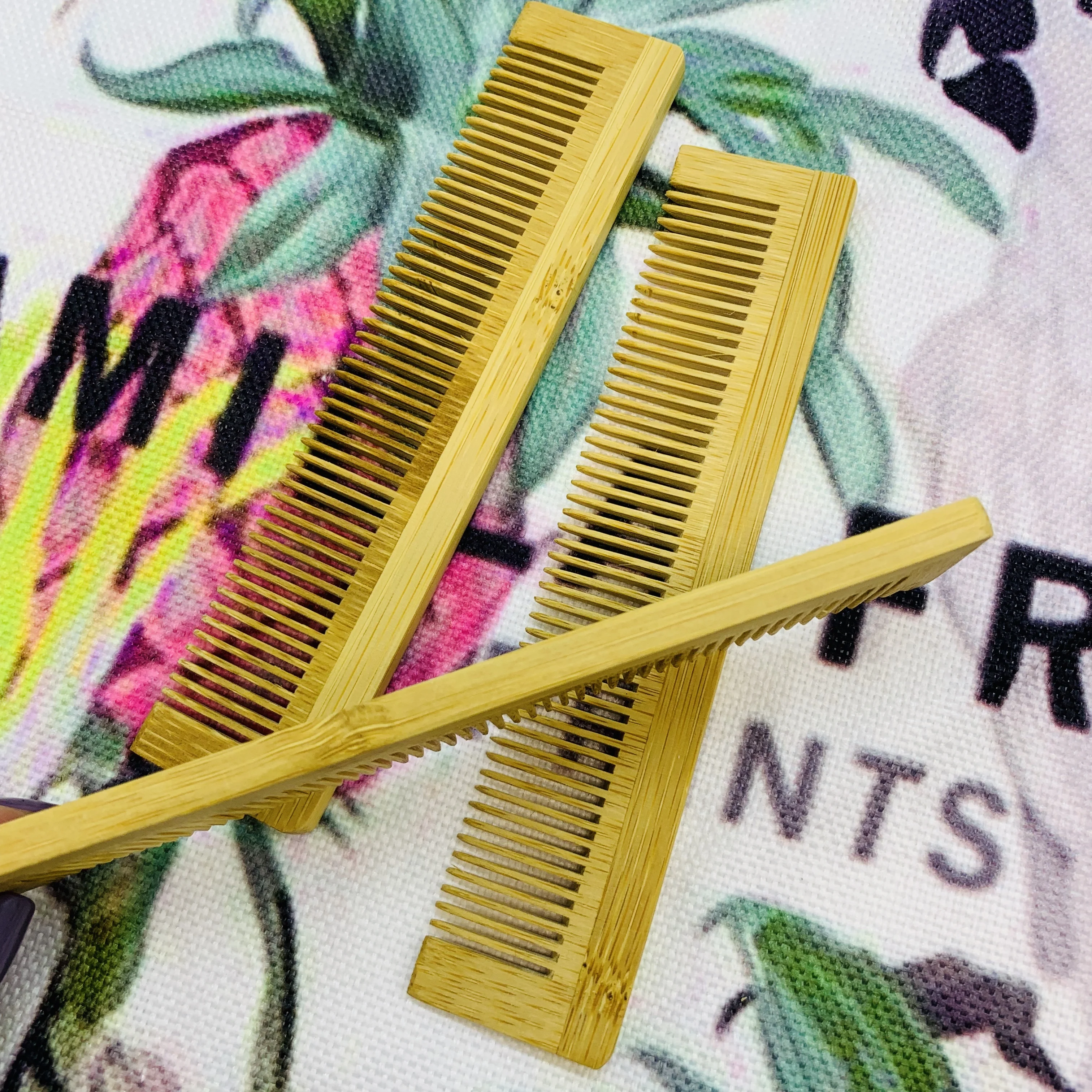 Handcrafted Neem Wood Comb Non Static Eco-friendly Great for Scalp and Hair health bamboo natural comb