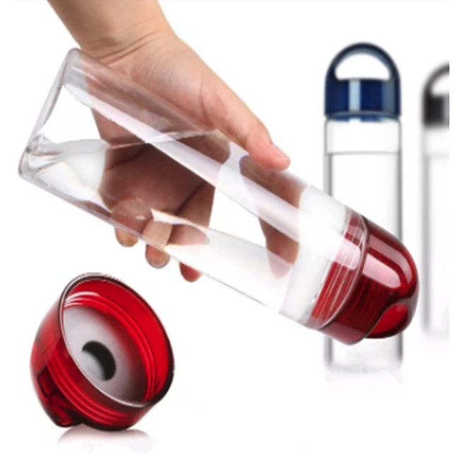 Free Sample Tritan Plastic BPA Free Fruit Lemon Infuser Water Bottle With Filter  With Custom Logo Printing