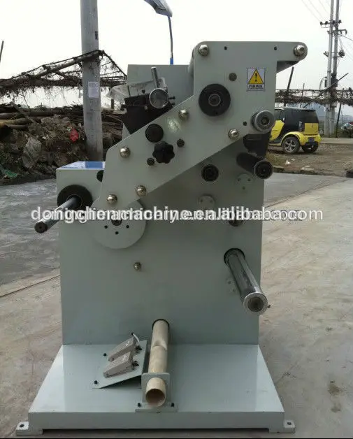 Adhesive Label Roll Slitting Machine for Paper, PE Film