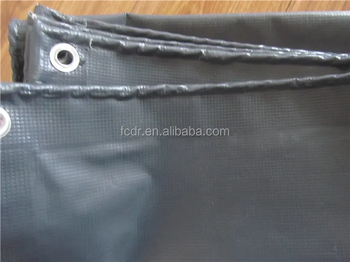 paddy rice Fumigation Tarpaulin, top grade PVC laminated tarp, waterproofing polyester tarpaulin